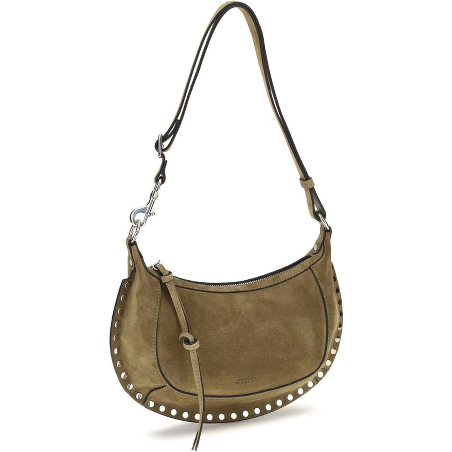 Beige Calf Leather Bos Taurus Shoulder Bag