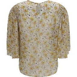 Beige Viscose Blouse
