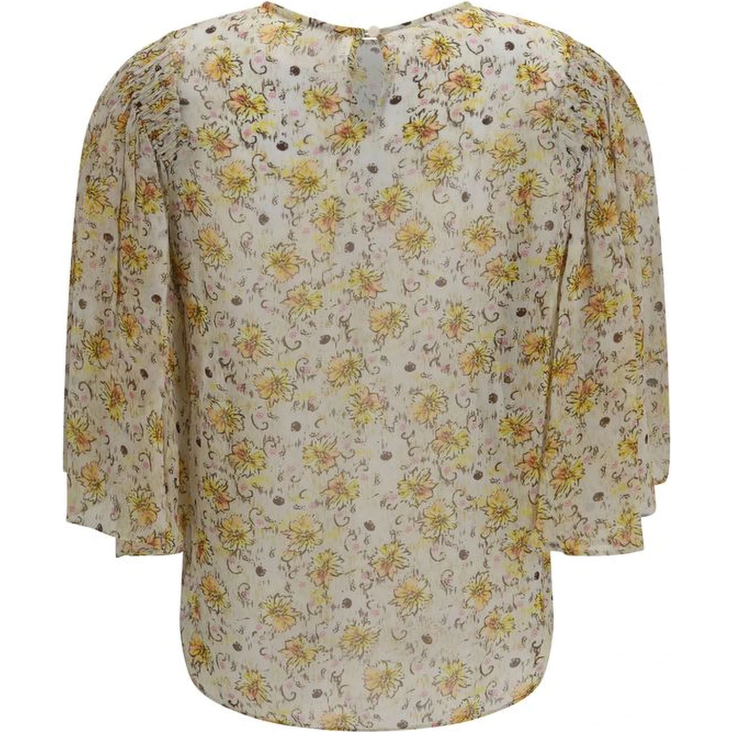 Beige Viscose Blouse