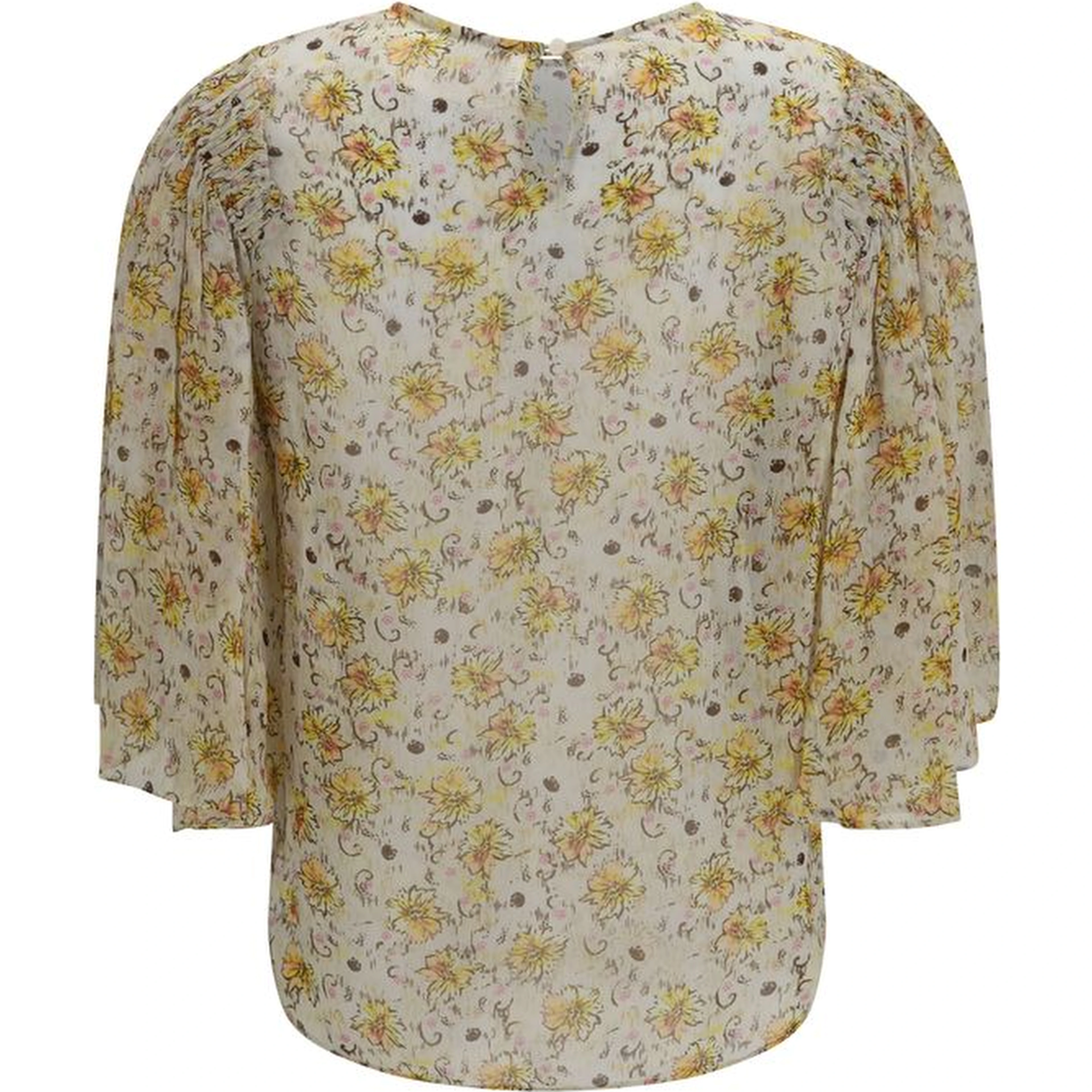 Beige Viscose Blouse