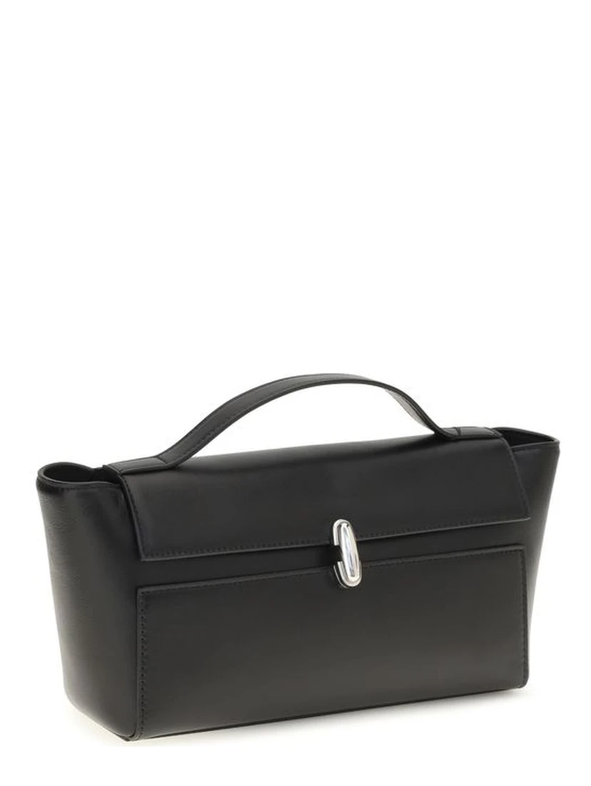 Black Calf Leather Bos Taurus Shoulder Bag