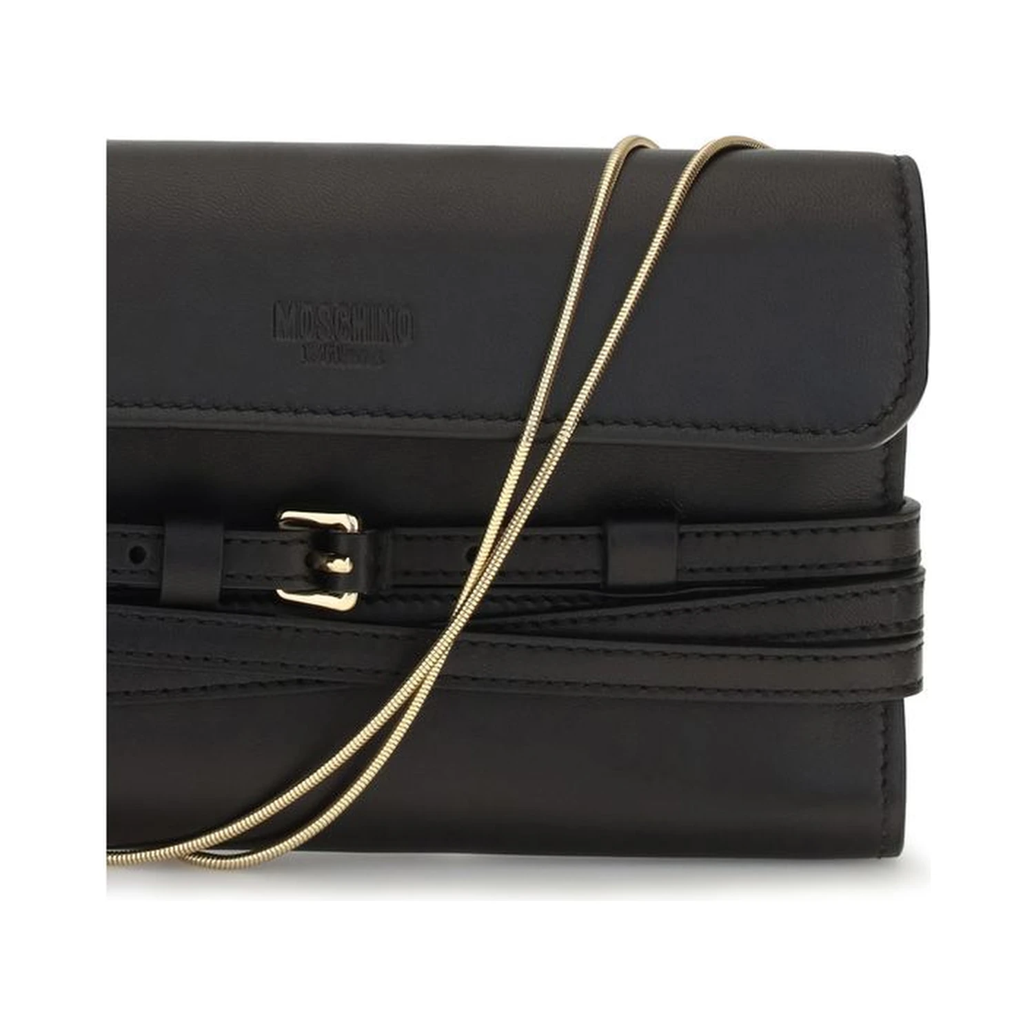 Black Goatskin Shoulder Bag