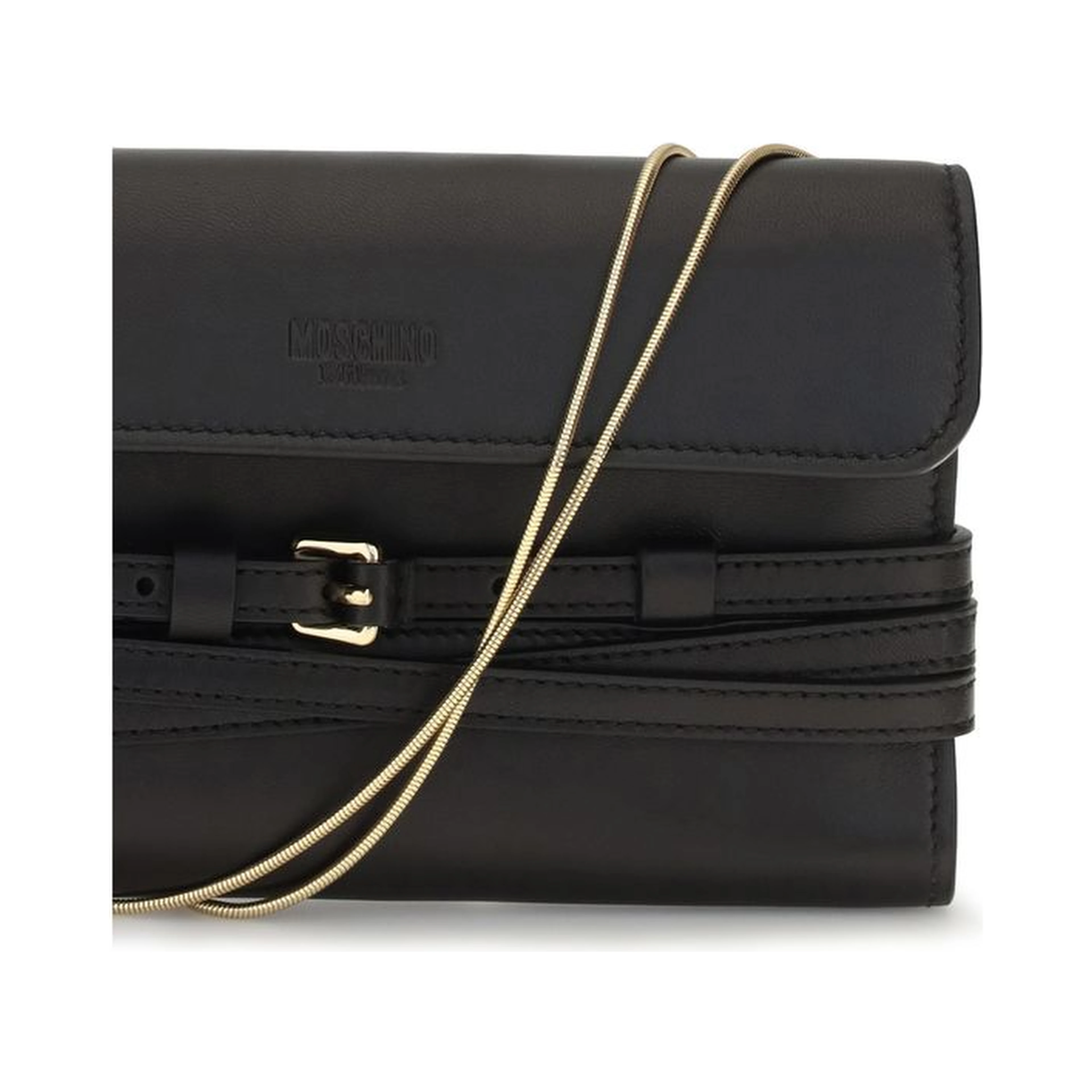 Black Goatskin Shoulder Bag