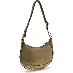 Beige Calf Leather Bos Taurus Shoulder Bag