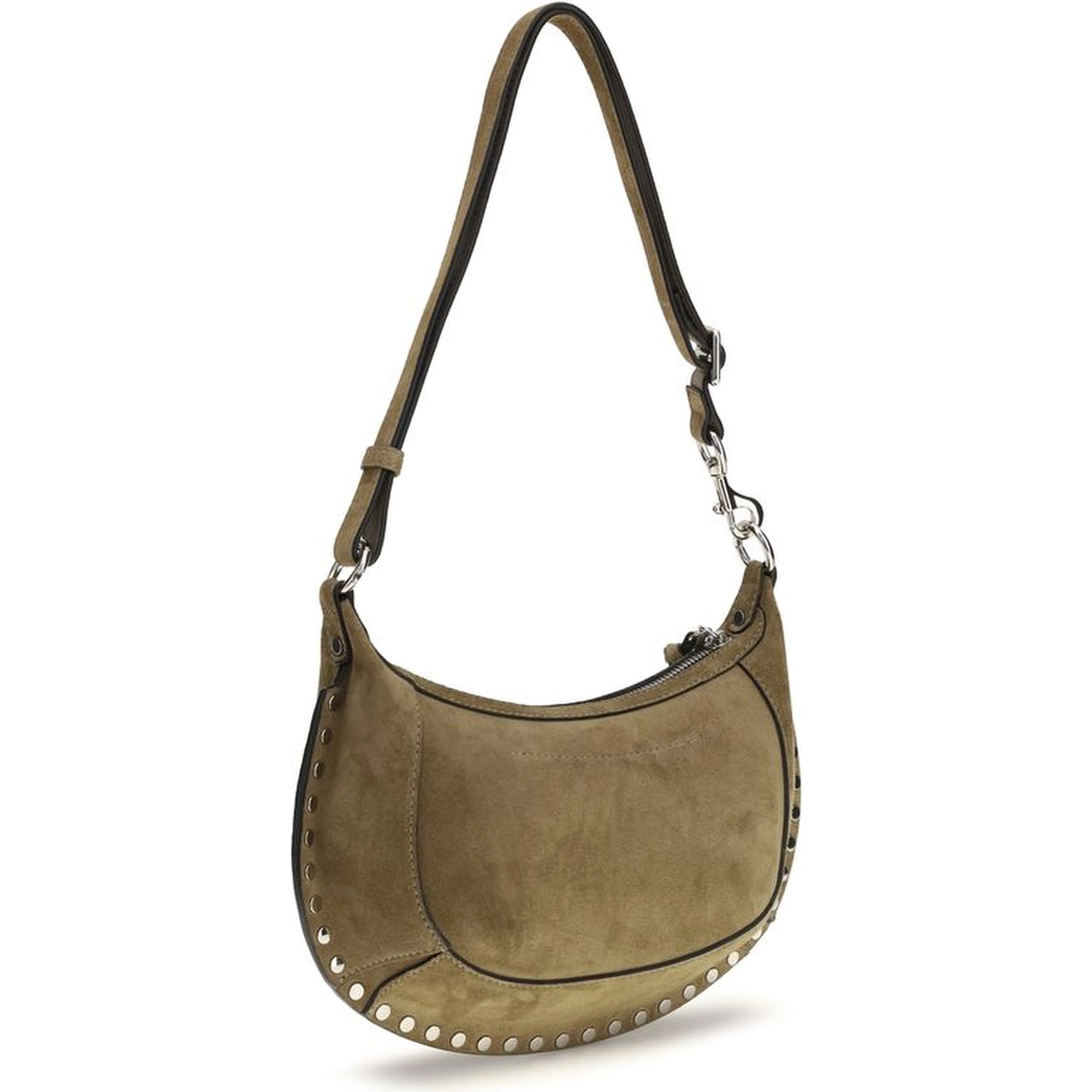 Beige Calf Leather Bos Taurus Shoulder Bag