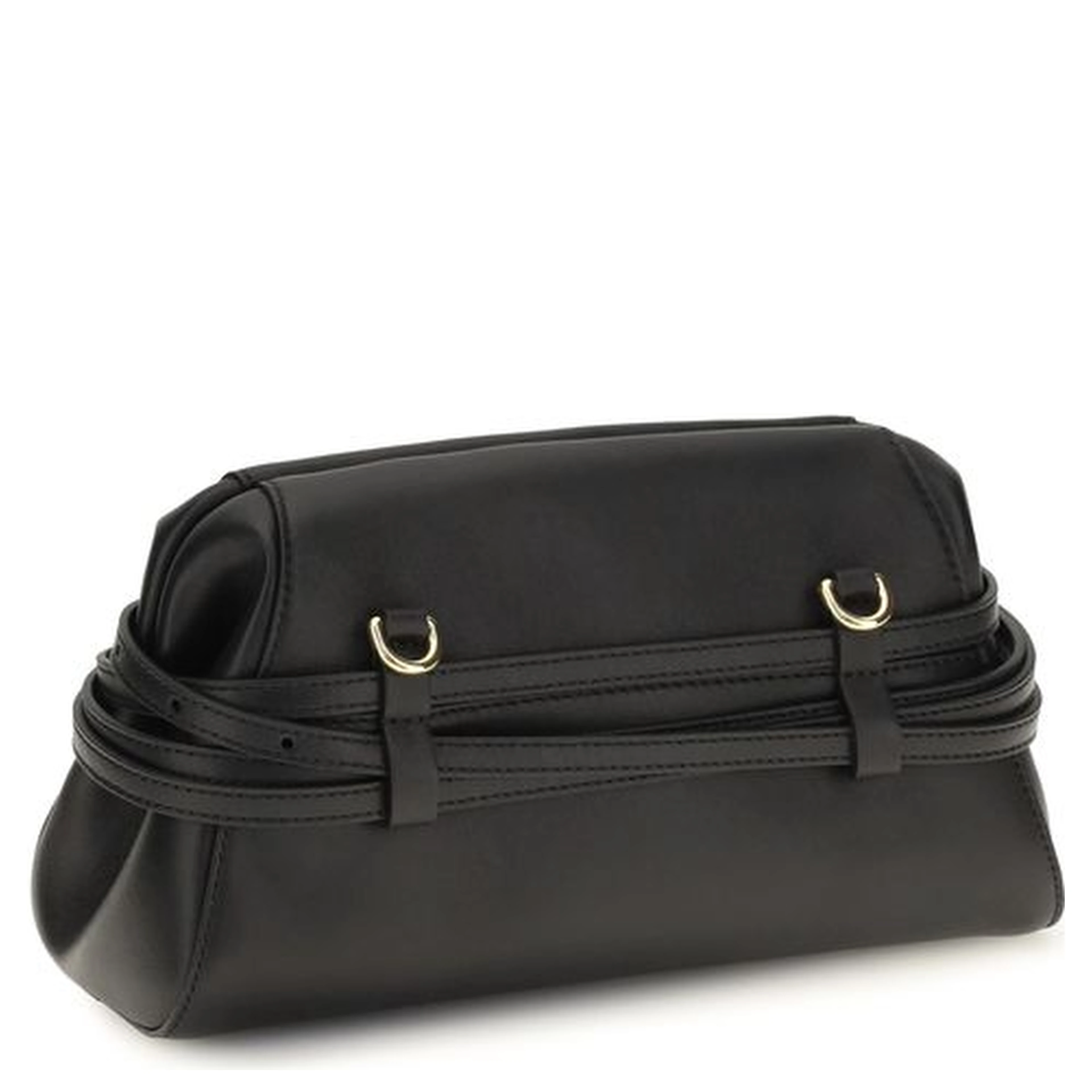 Black Goatskin Shoulder Bag