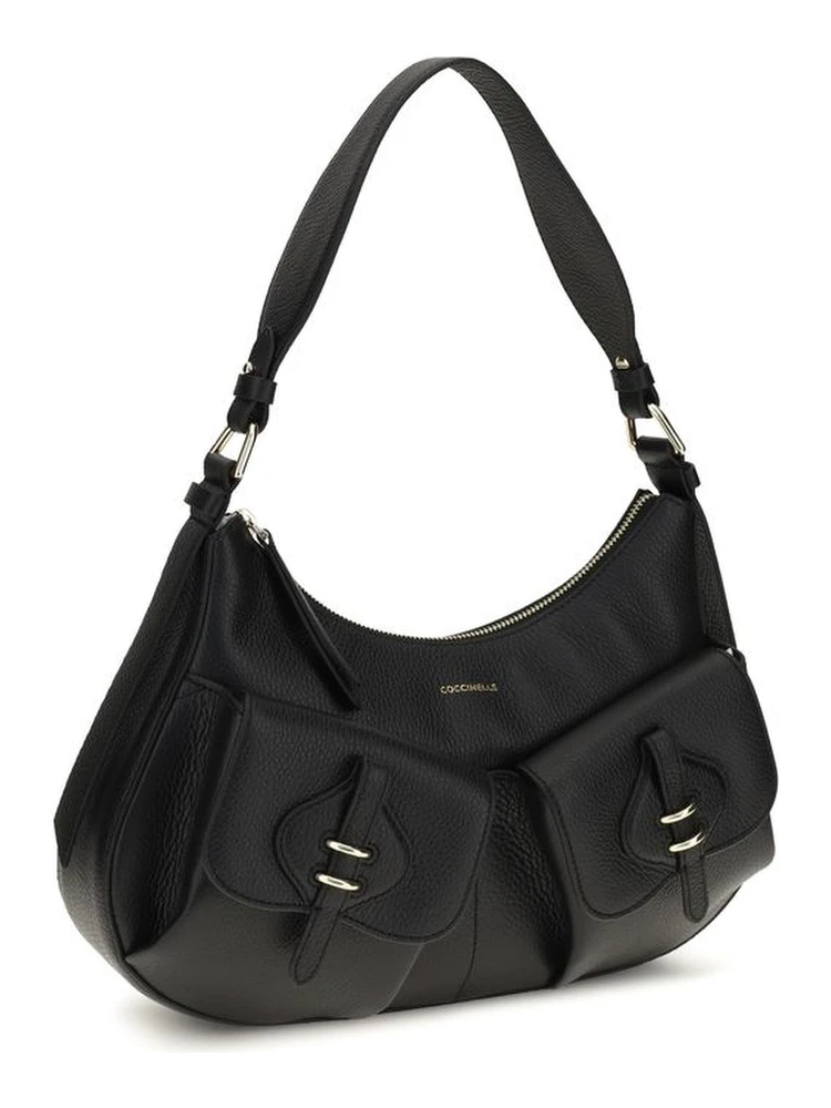 Black Calf Leather Bos Taurus Shoulder Bag alternative