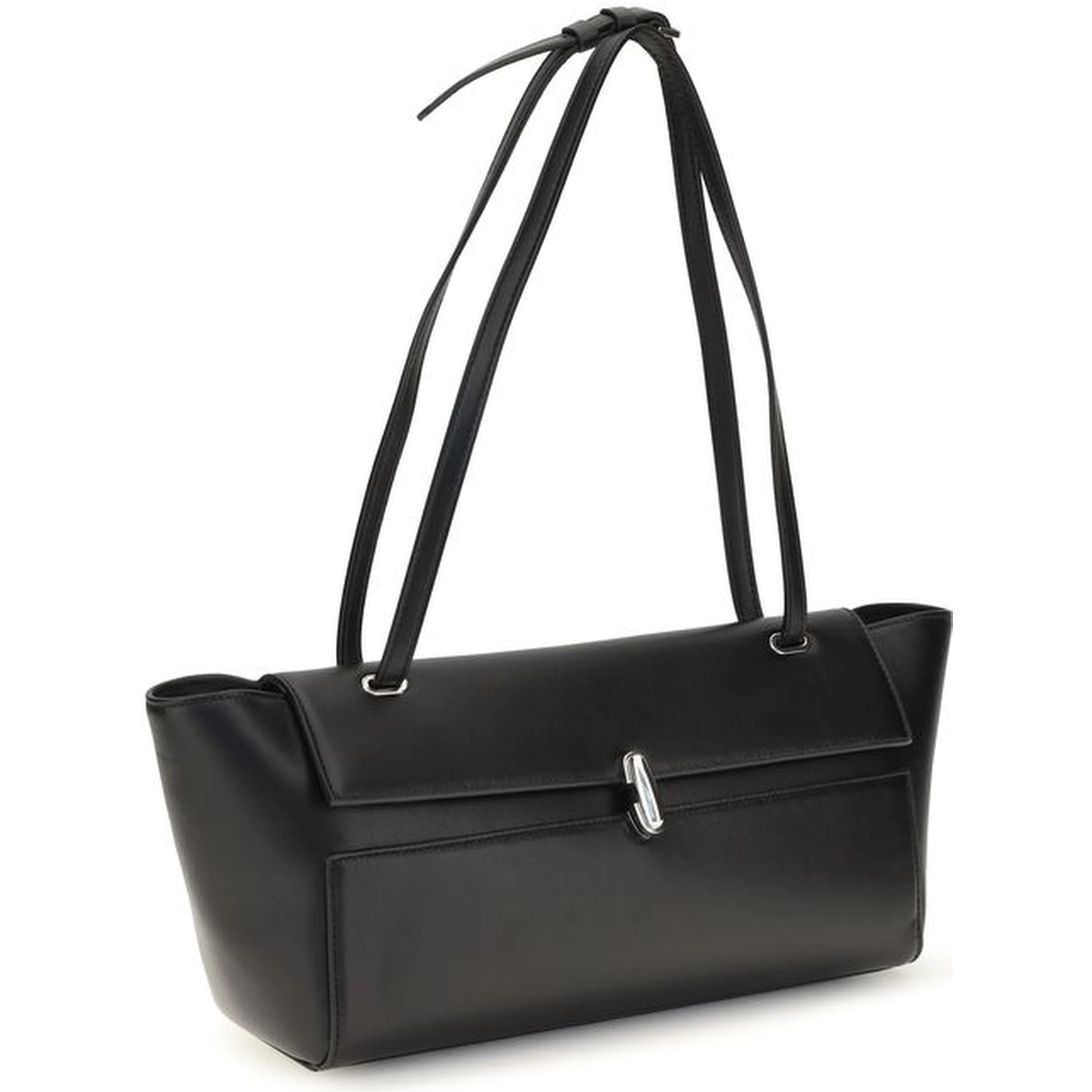 Black Calf Leather Bos Taurus Shoulder Bag