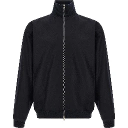 Blue Wool Full-Length Jacket
