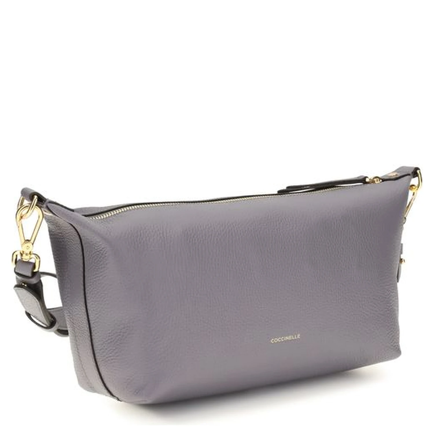 Gray Calf Leather Bos Taurus Shoulder Bag