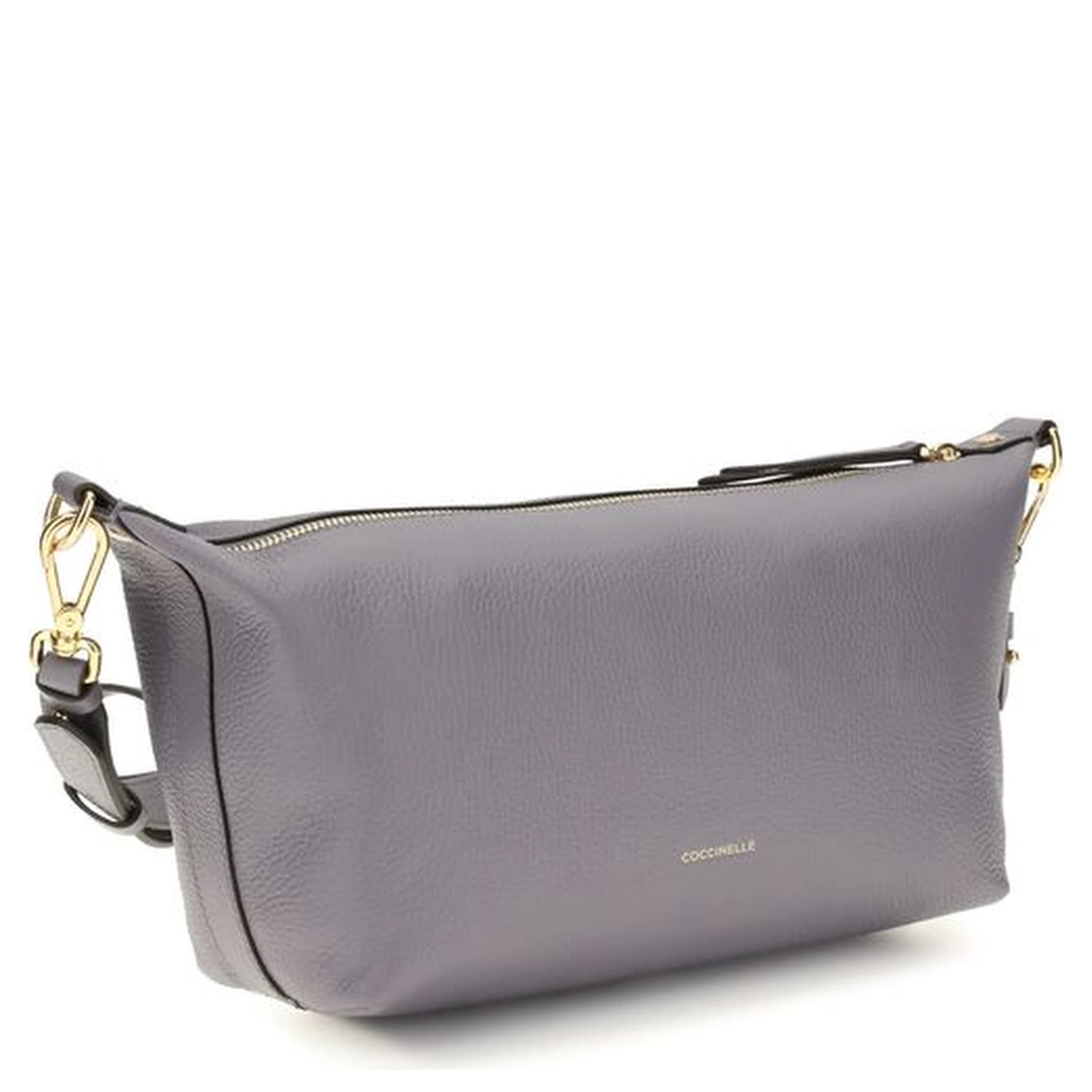 Gray Calf Leather Bos Taurus Shoulder Bag