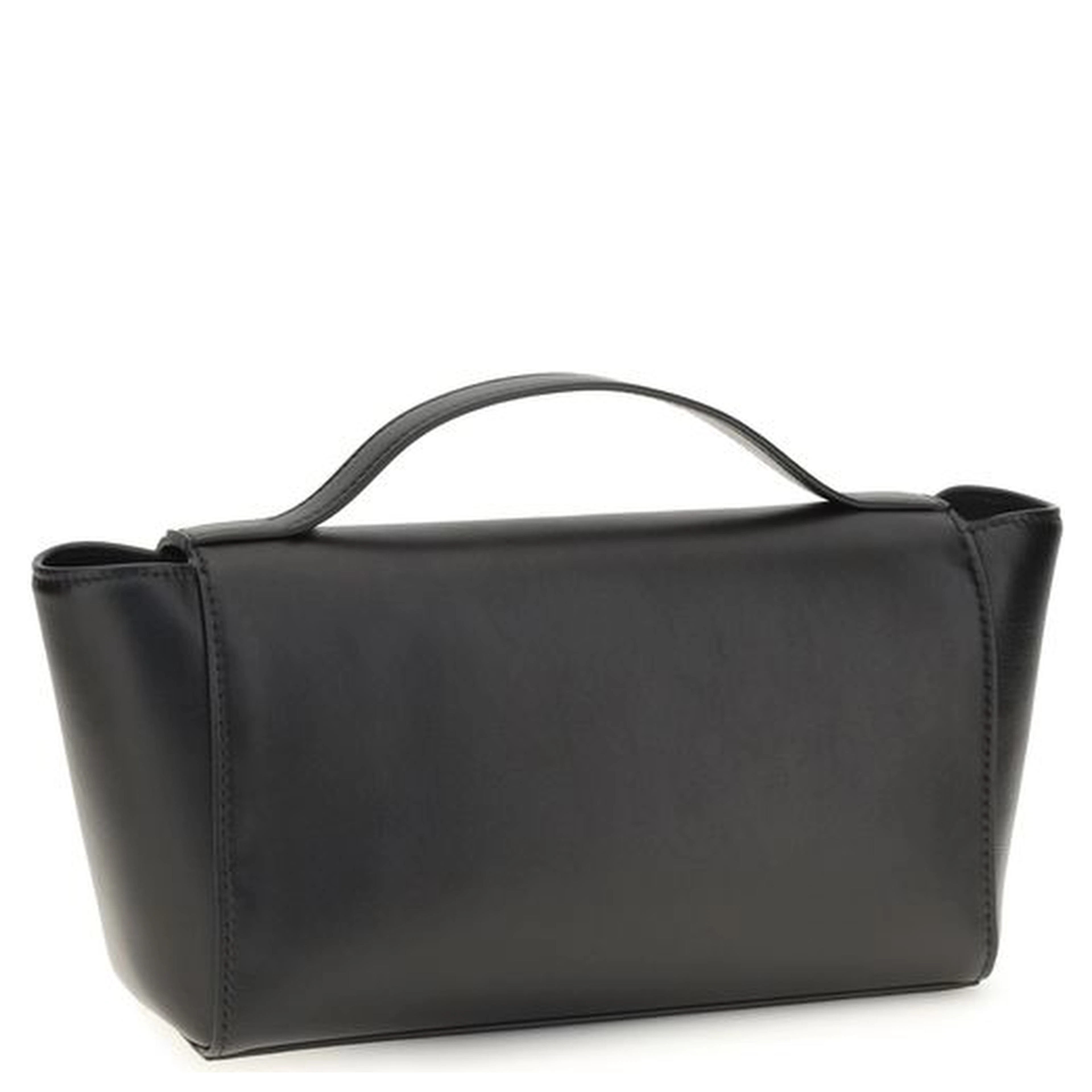 Black Calf Leather Bos Taurus Shoulder Bag