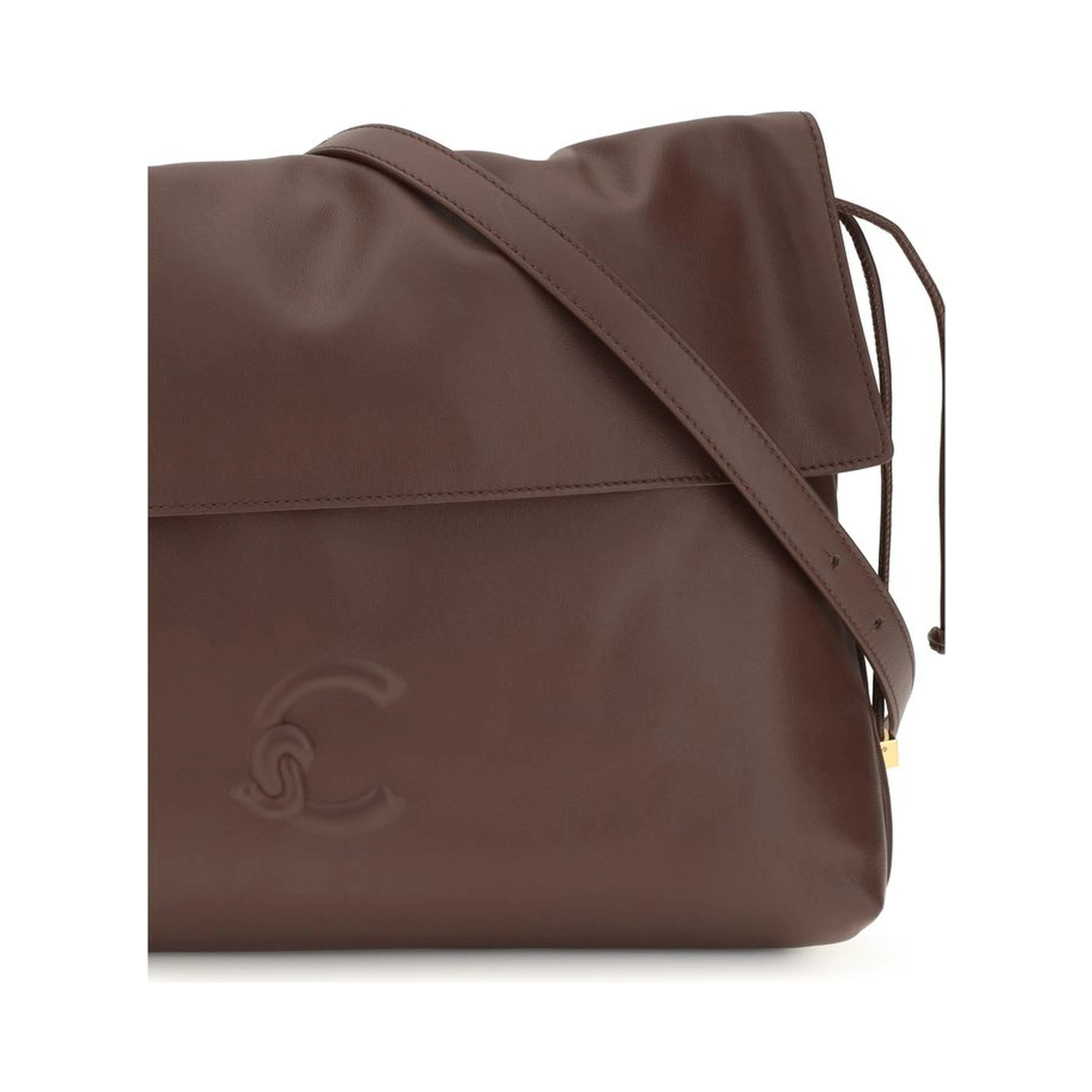 Brown Calf Leather Bos Taurus Shoulder Bag