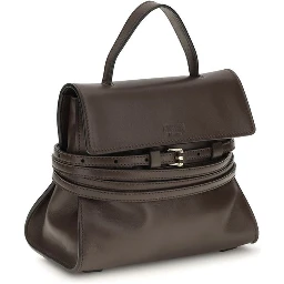 Brown Goatskin Shoulder Bag