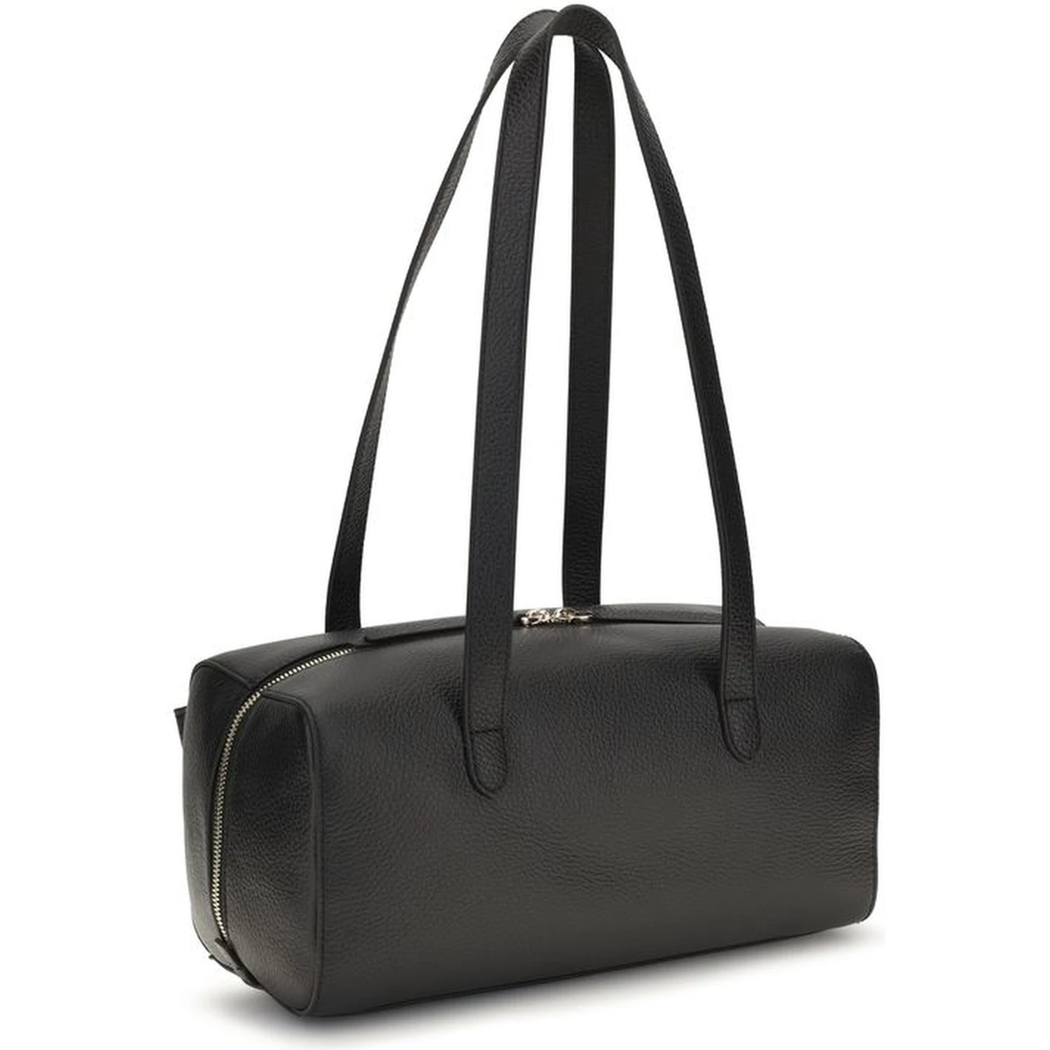 Black Calf Leather Bos Taurus Shoulder Bag