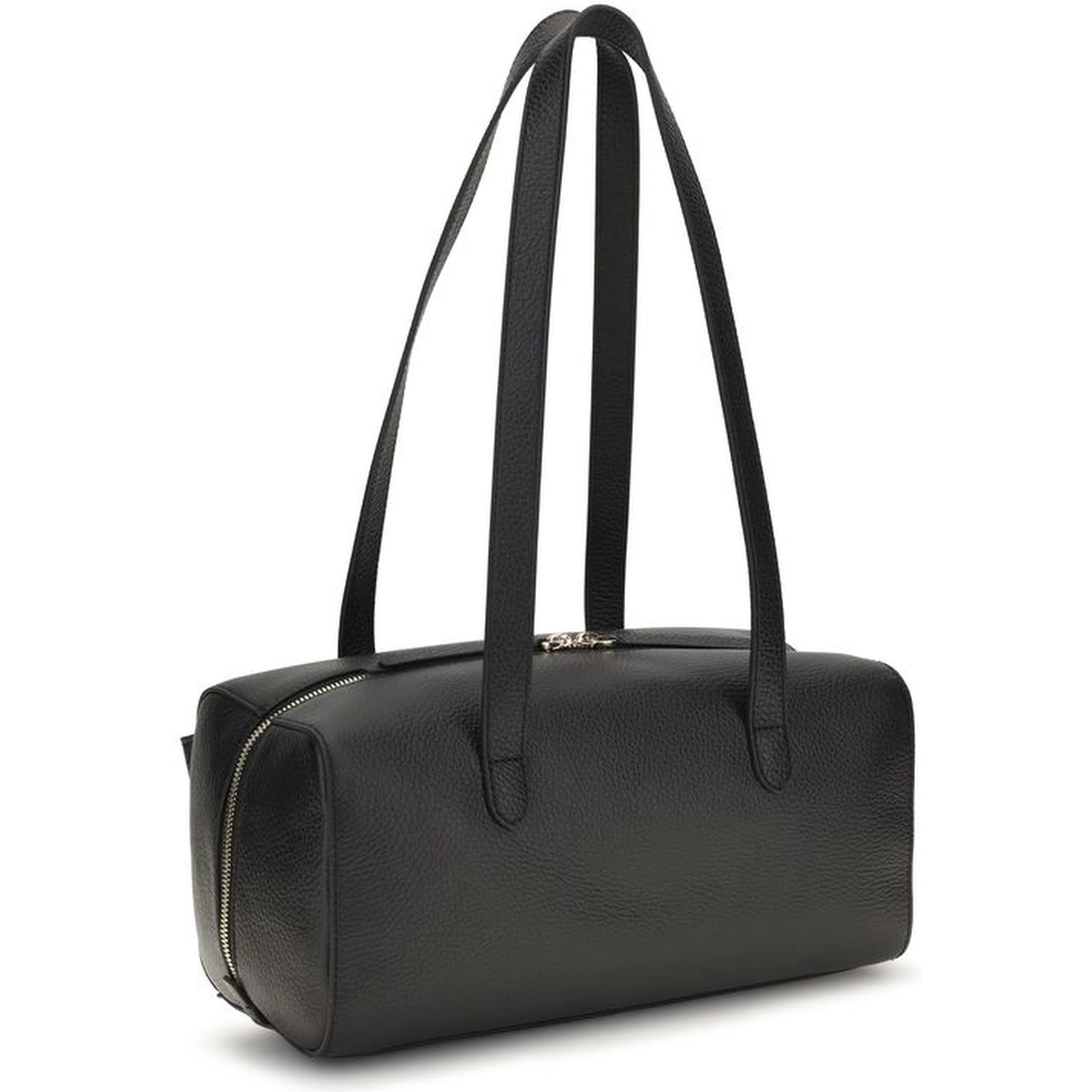 Black Calf Leather Bos Taurus Shoulder Bag