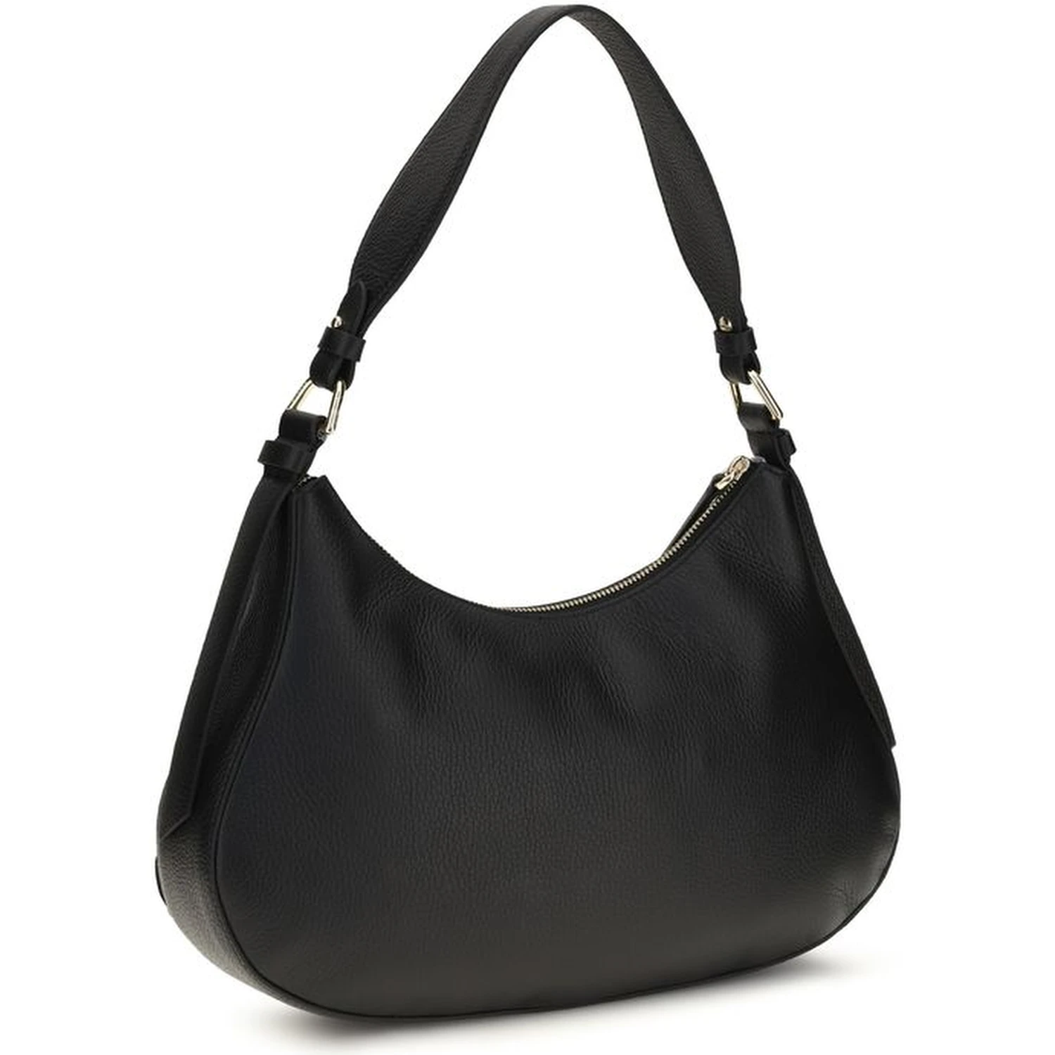 Black Calf Leather Bos Taurus Shoulder Bag
