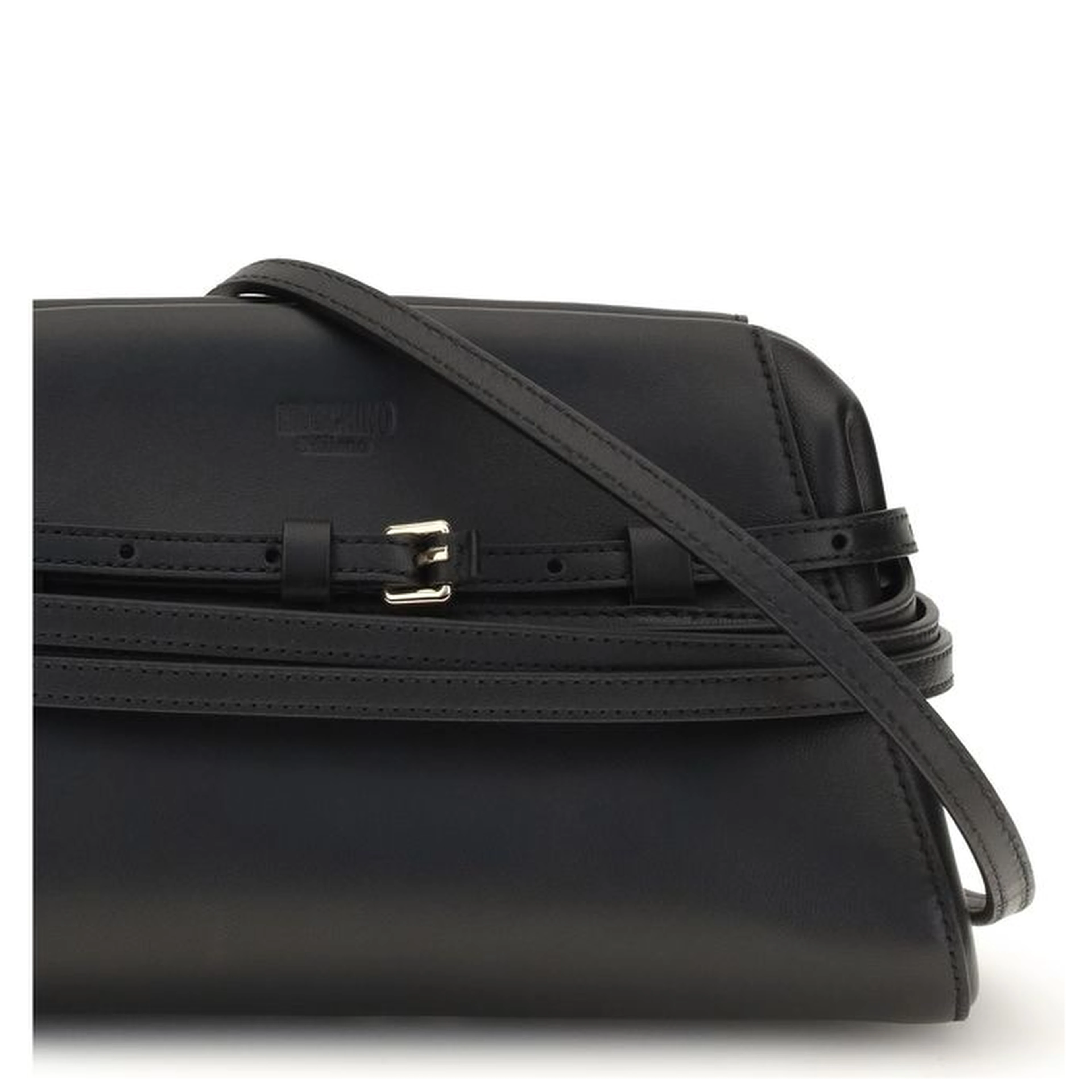 Black Goatskin Shoulder Bag