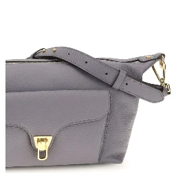 Gray Calf Leather Bos Taurus Shoulder Bag
