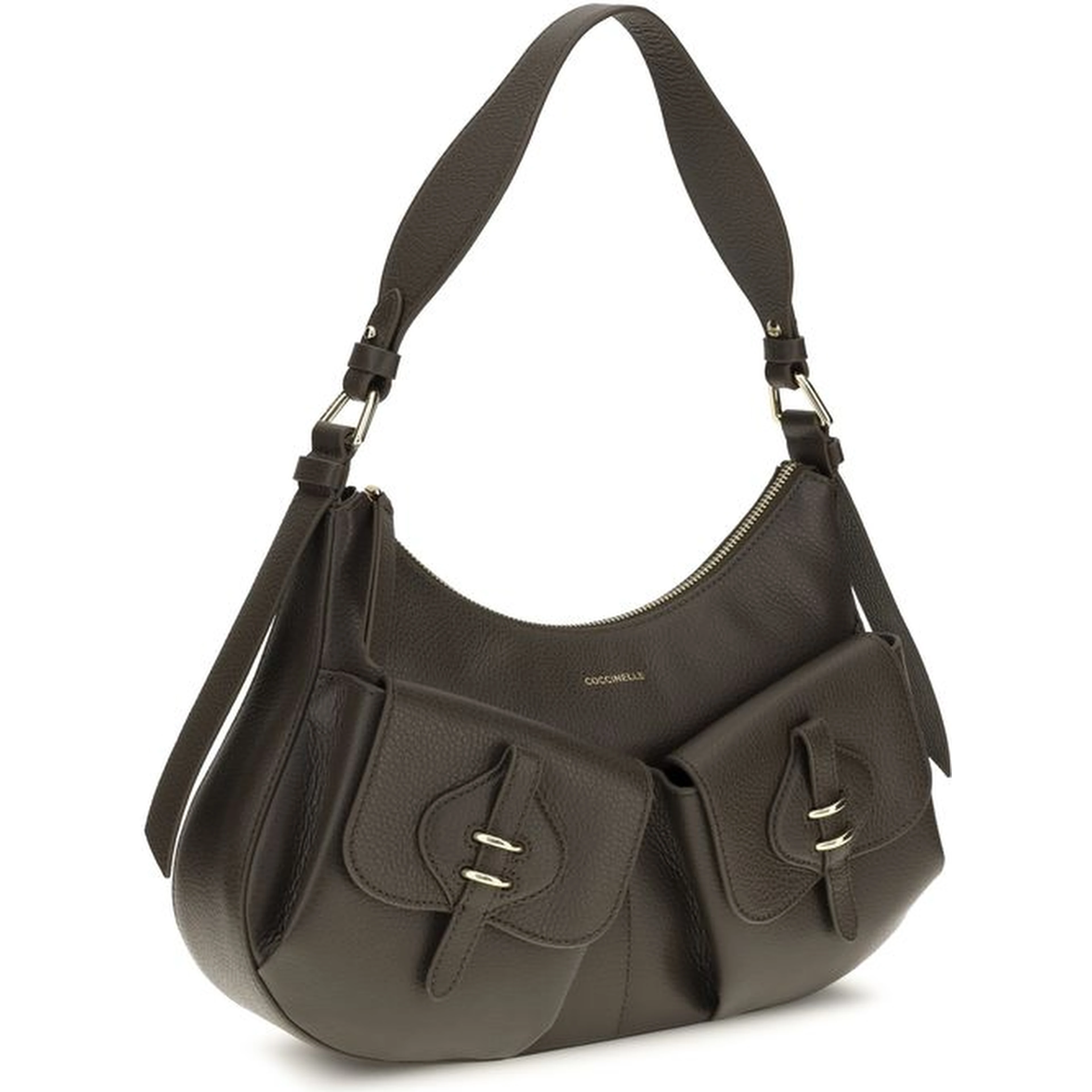 Brown Calf Leather Bos Taurus Shoulder Bag