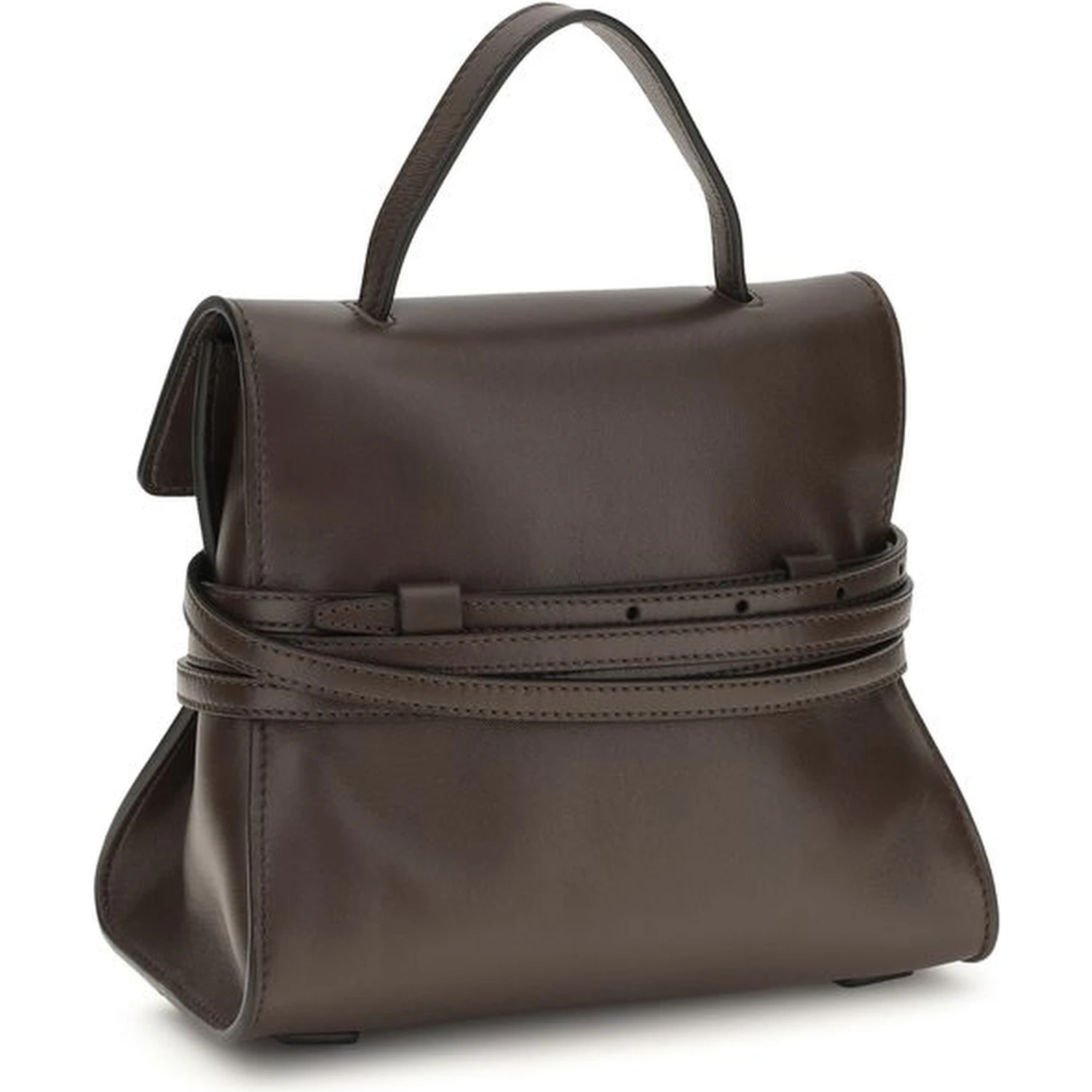 Brown Goatskin Shoulder Bag