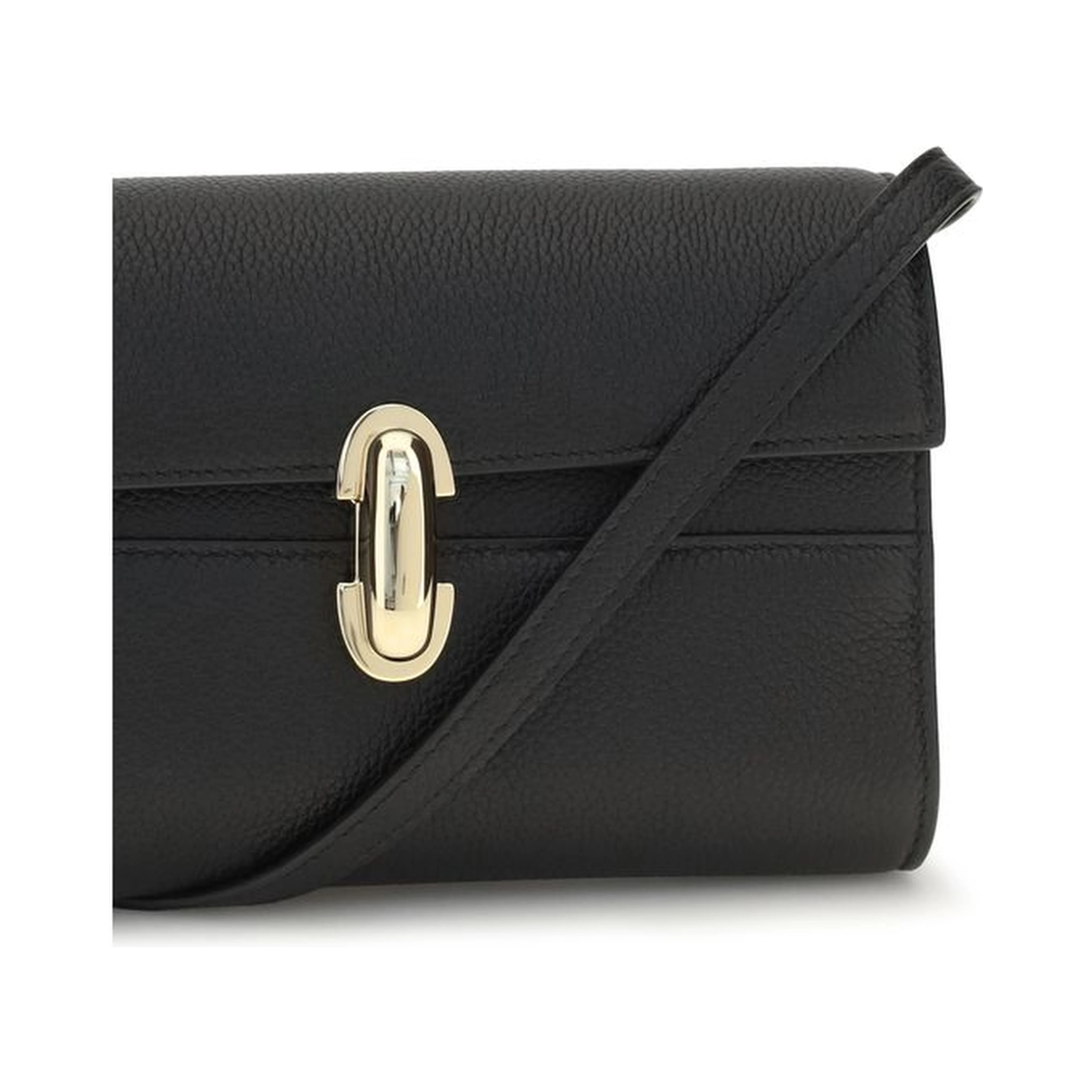 Black Calf Leather Bos Taurus Shoulder Bag
