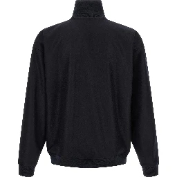 Blue Wool Full-Length Jacket