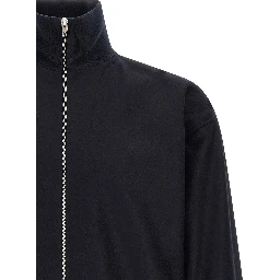 Blue Wool Full-Length Jacket