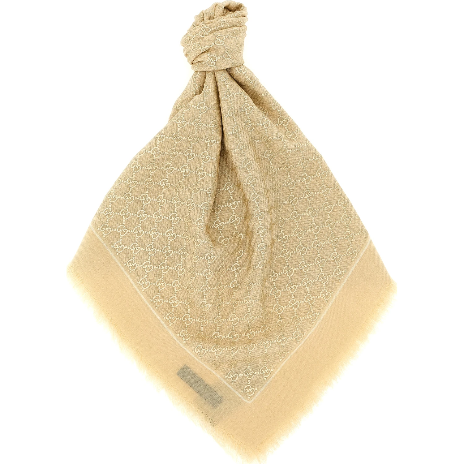 Beige Wool Scarf