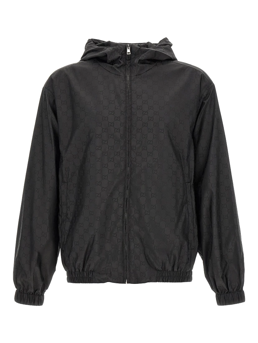 Black Polyamide Shell Jacket