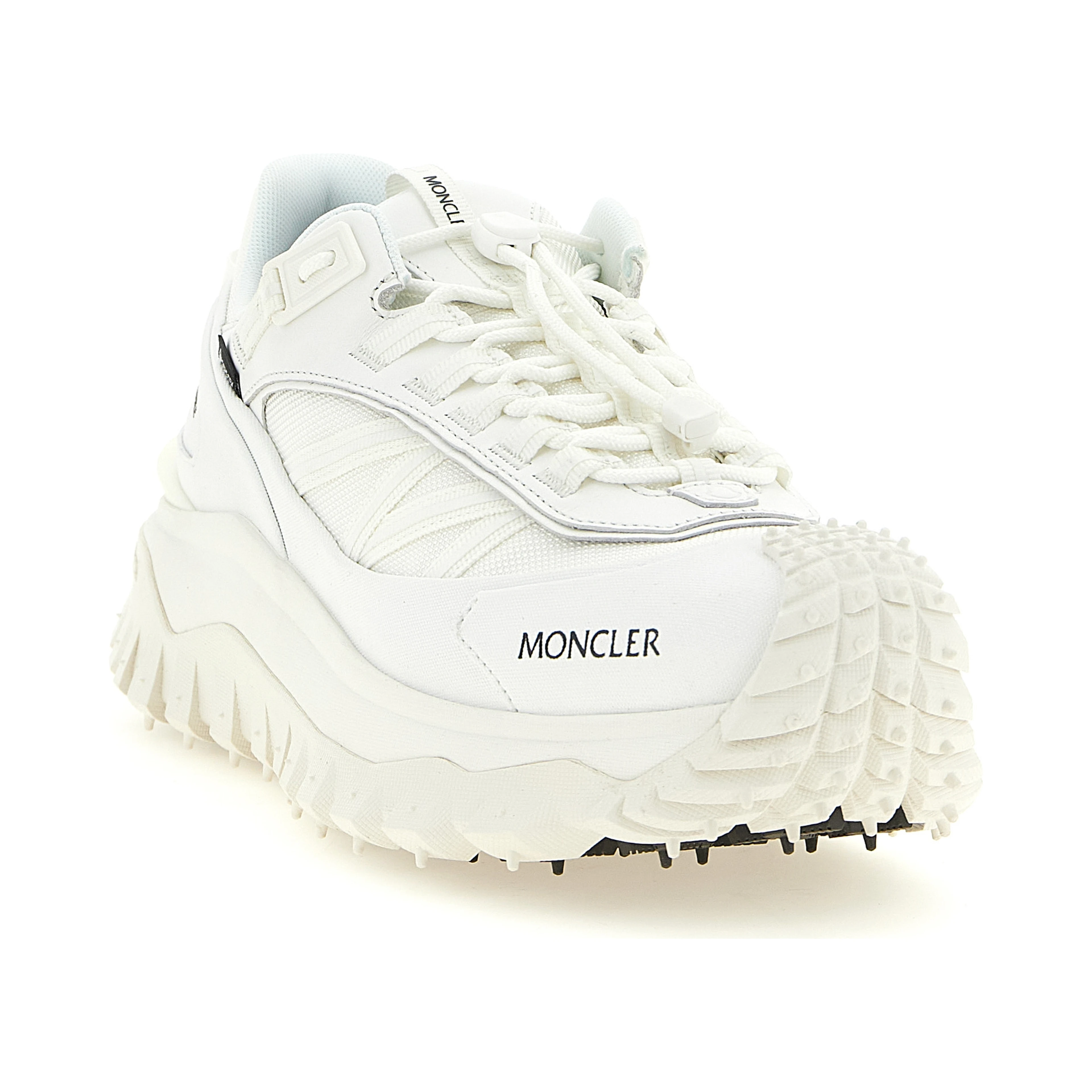 White Leather Athletic Sneakers