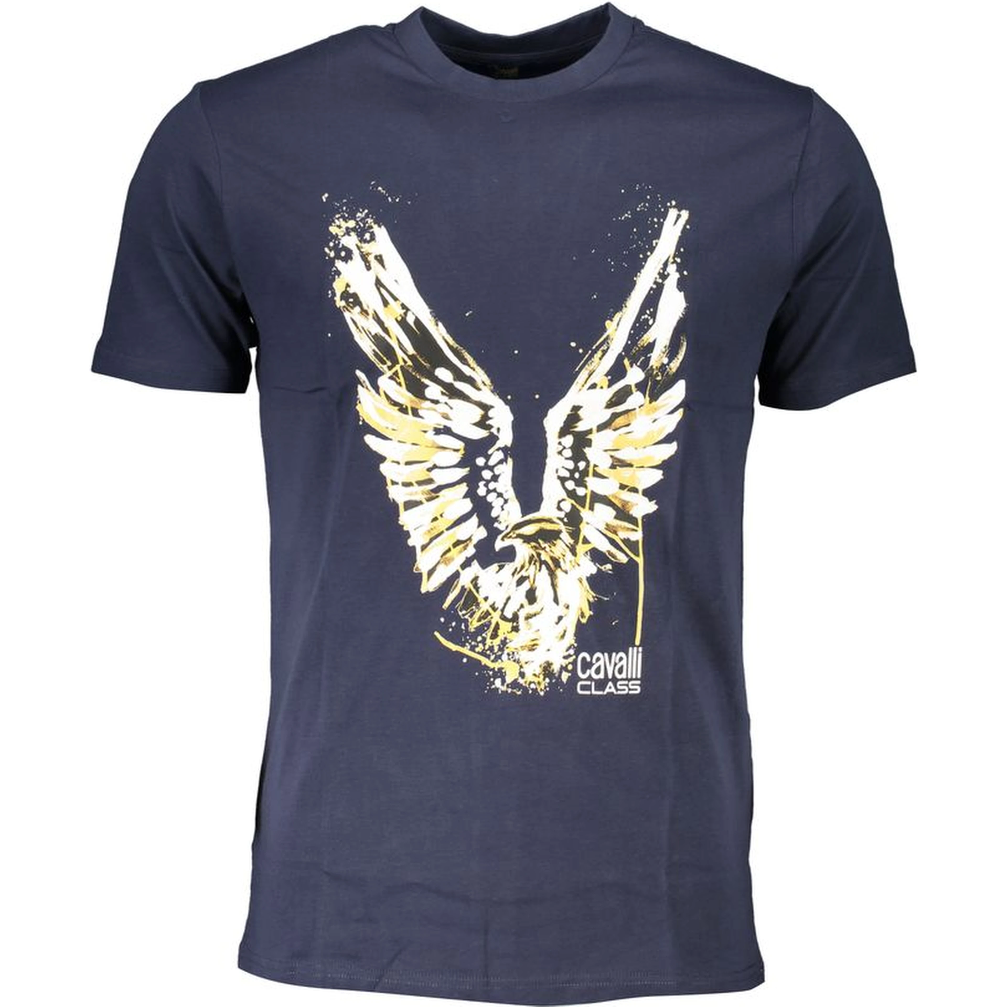 Blue Cotton Men's T-Shirt