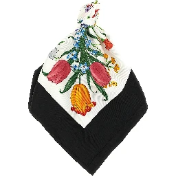 Black Silk Scarf