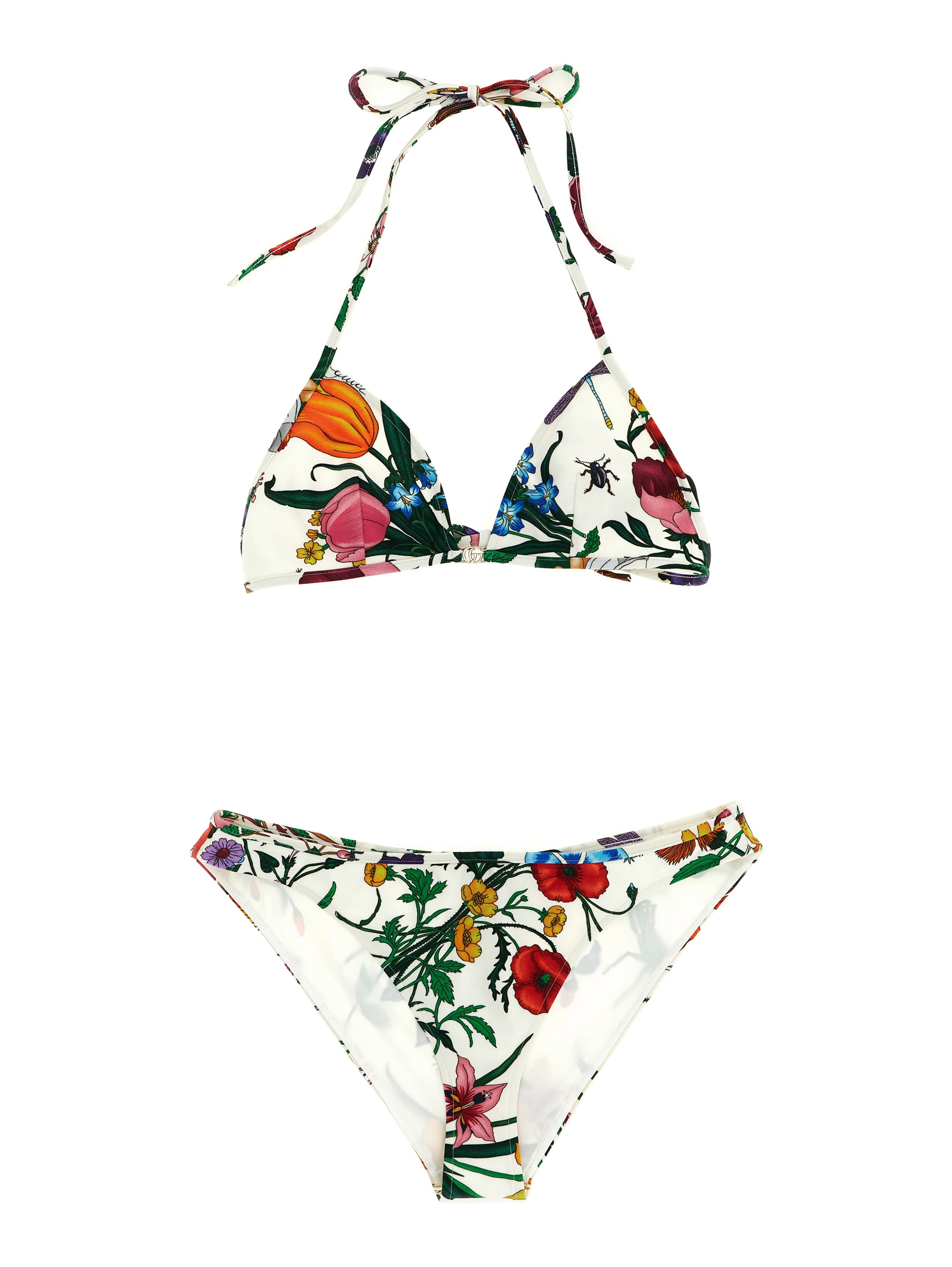 White Polyamide Bikini