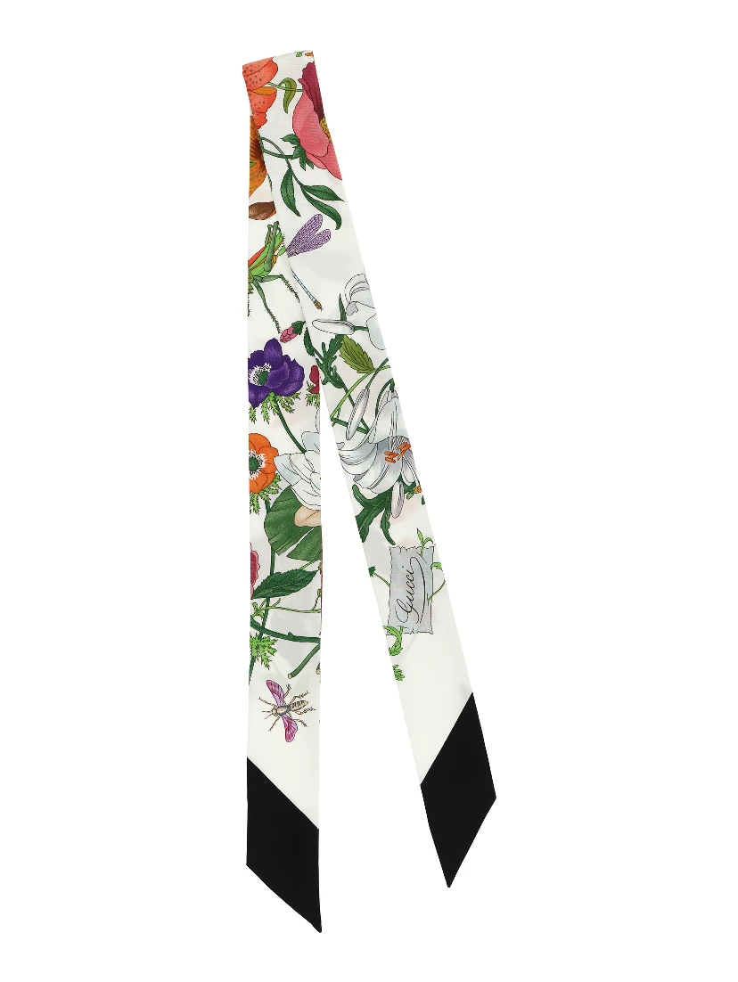 Multicolor Silk Foulard