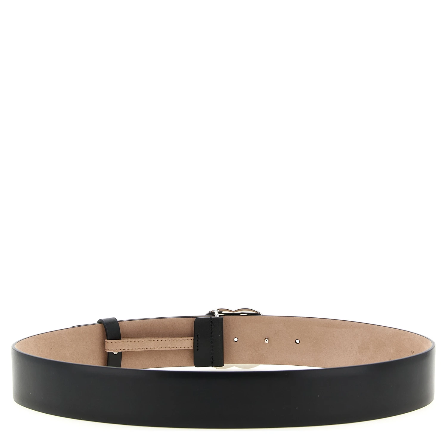 Black Calfskin Regular Belt