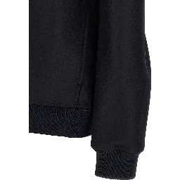 Blue Wool Full-Length Jacket