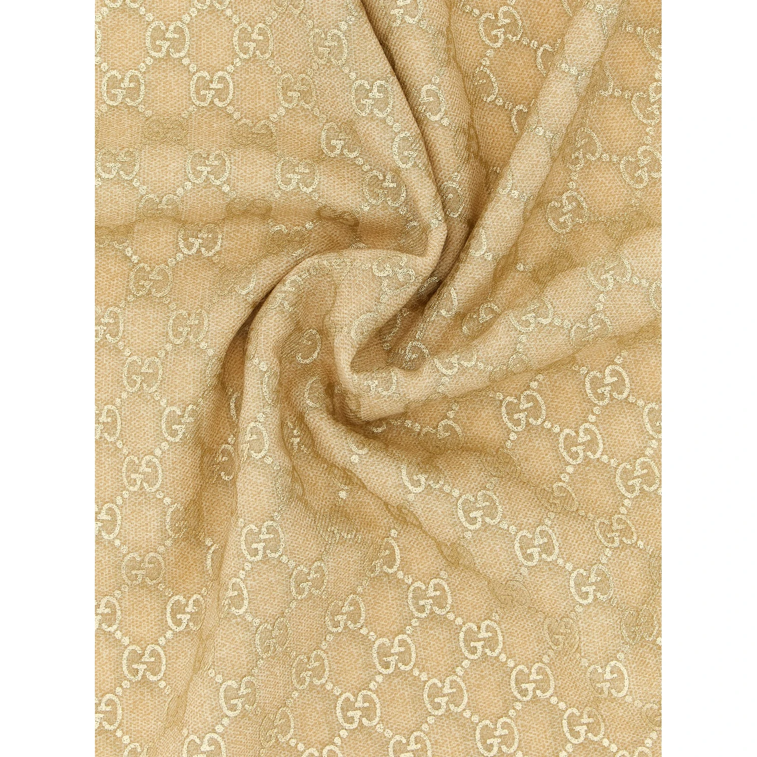 Beige Wool Scarf