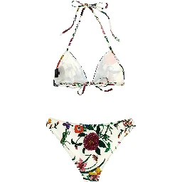 White Polyamide Bikini