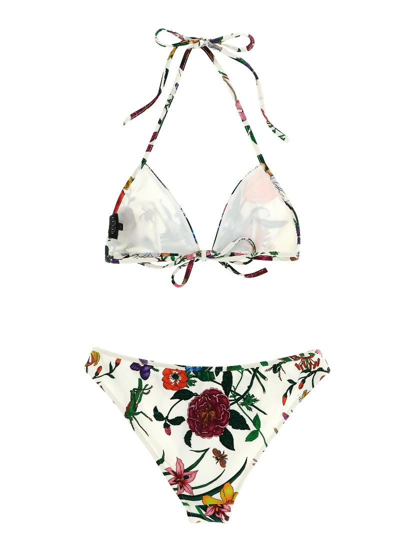 White Polyamide Bikini