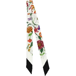 Multicolor Silk Foulard