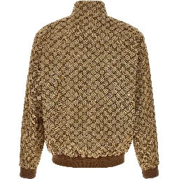 Beige Cotton Bomber