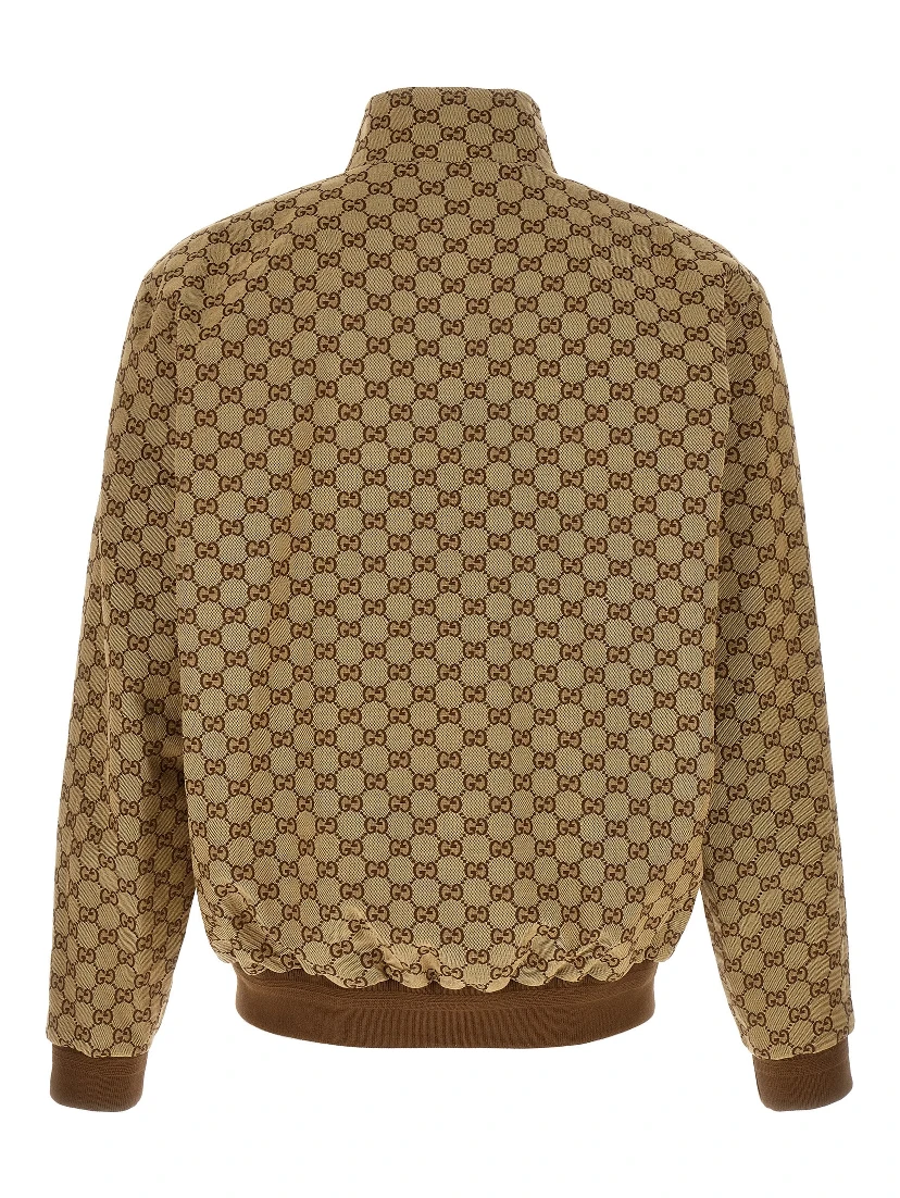 Beige Cotton Bomber