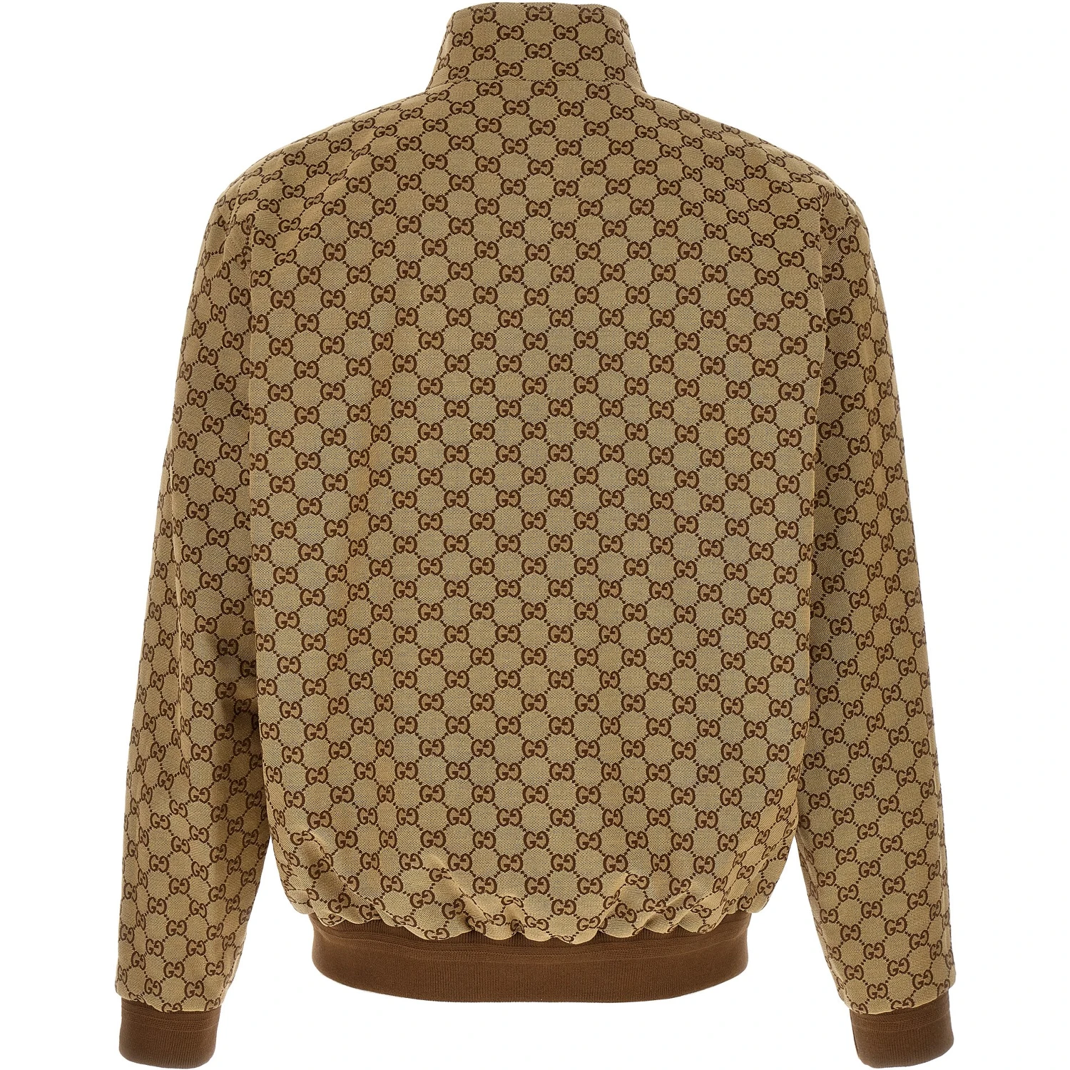 Beige Cotton Bomber
