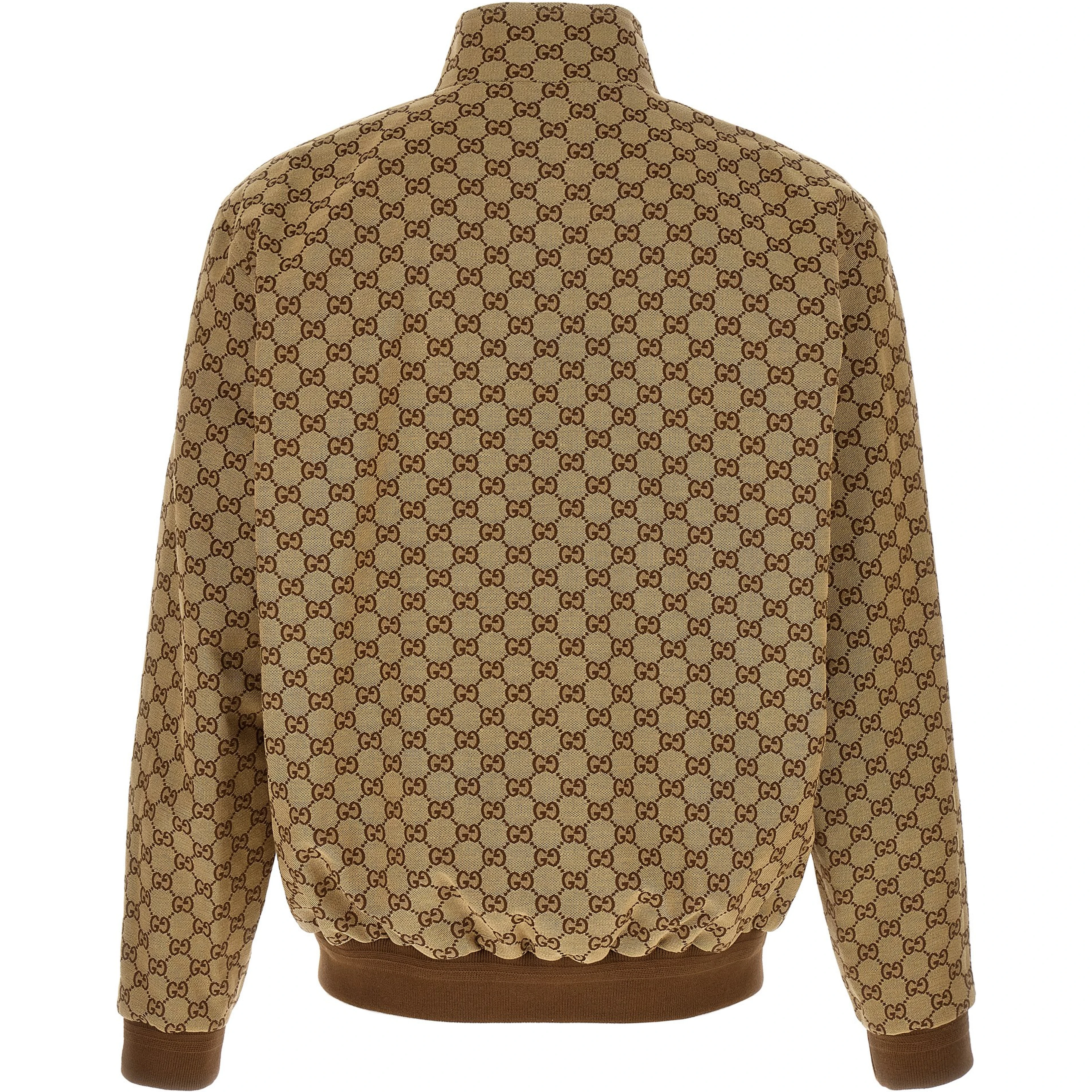 Beige Cotton Bomber