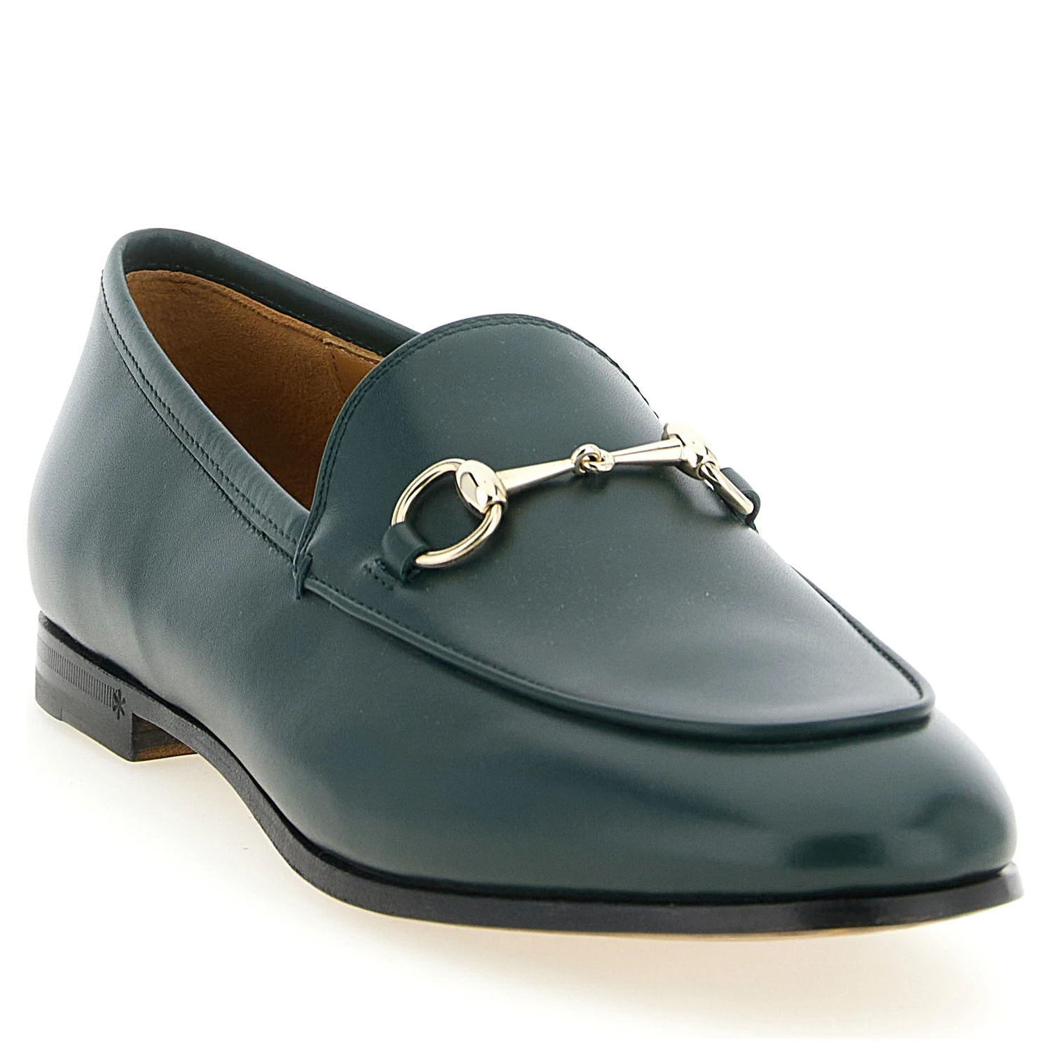 Bicolor Calfskin Slip-On Loafers