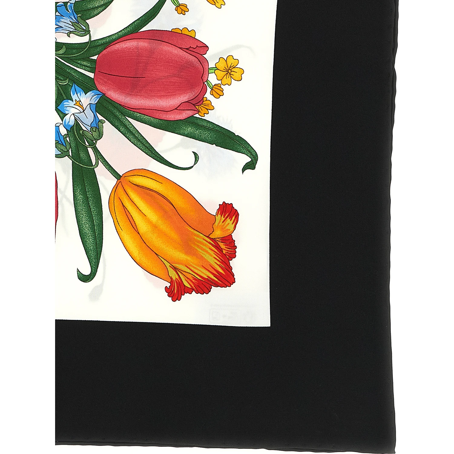 Black Silk Scarf