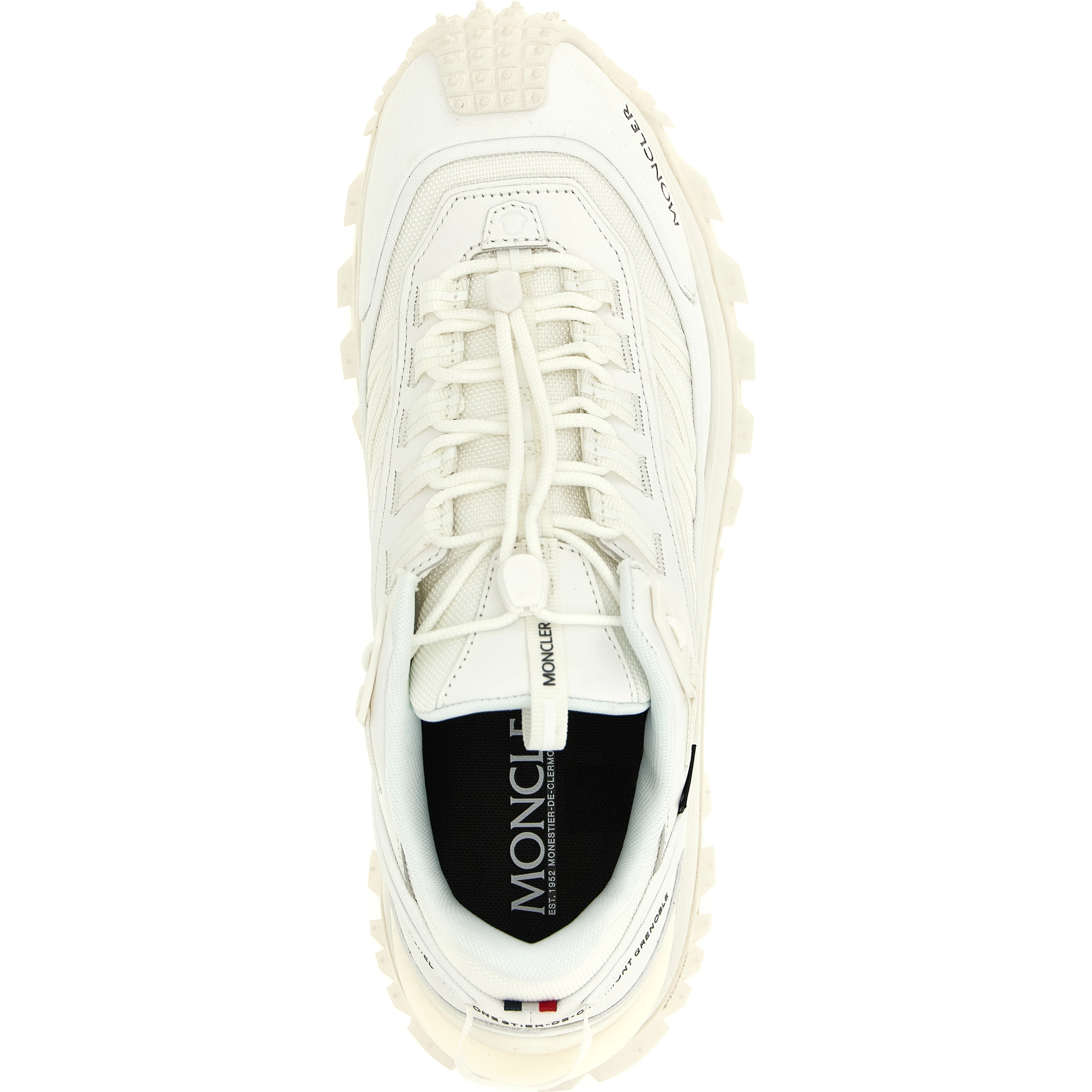 White Leather Athletic Sneakers
