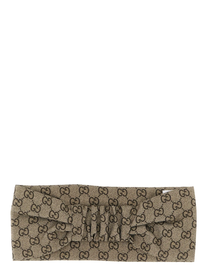 Beige Silk Headband