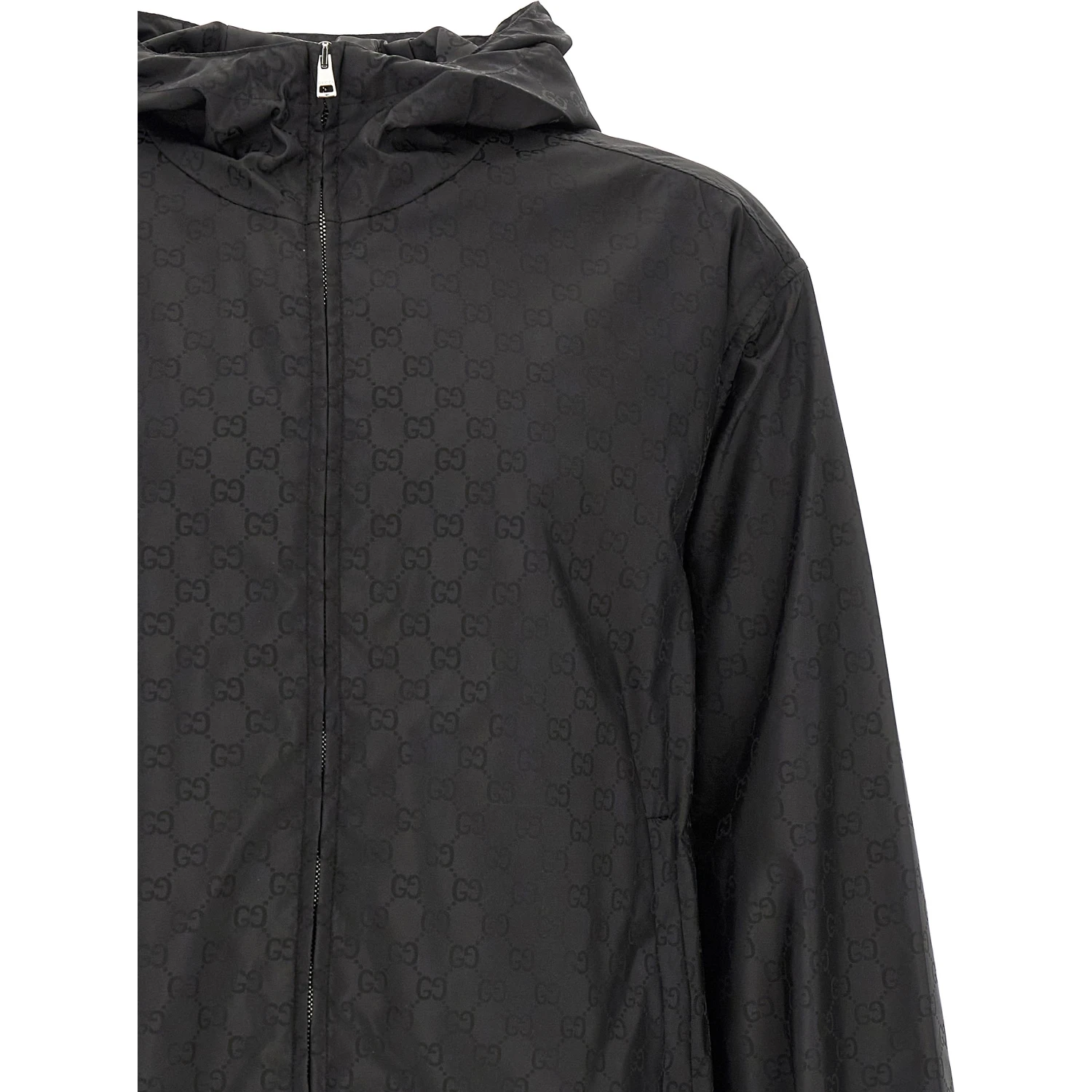 Black Polyamide Shell Jacket
